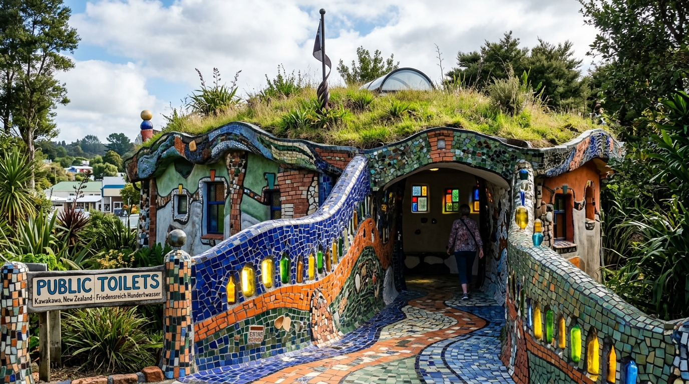 Kawakawa Toilets Hundertwasser Neuseeland